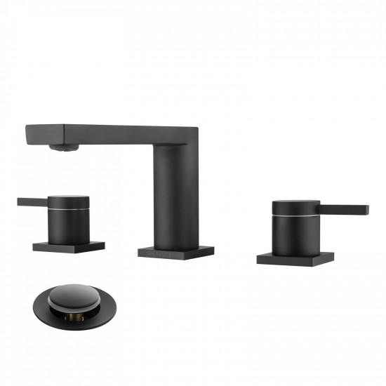 MR. FAUCET 2-handle Widespread Bathroom Sink Faucet With Drain Assembly k0088 MR. FAUCET 2-handle Widespread Bathroom Sink Faucet With Drain Assembly k0088
