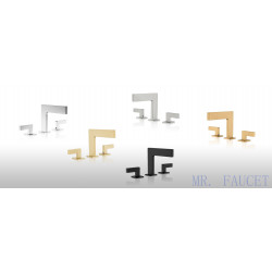 MR. FAUCET 2-handle Widespread Bathroom Sink Faucet With Drain Assembly F49
