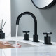 MR. FAUCET 2 Cross-handles Widespread Bathroom Sink Faucet With Drain Assembly k0081 MR. FAUCET 2 Cross-handles Widespread Bathroom Sink Faucet With Drain Assembly k0081
