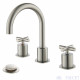 MR. FAUCET 2 Cross-handles Widespread Bathroom Sink Faucet With Drain Assembly k0081 MR. FAUCET 2 Cross-handles Widespread Bathroom Sink Faucet With Drain Assembly k0081