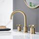 MR. FAUCET 2 Cross-handles Widespread Bathroom Sink Faucet With Drain Assembly k0081 MR. FAUCET 2 Cross-handles Widespread Bathroom Sink Faucet With Drain Assembly k0081